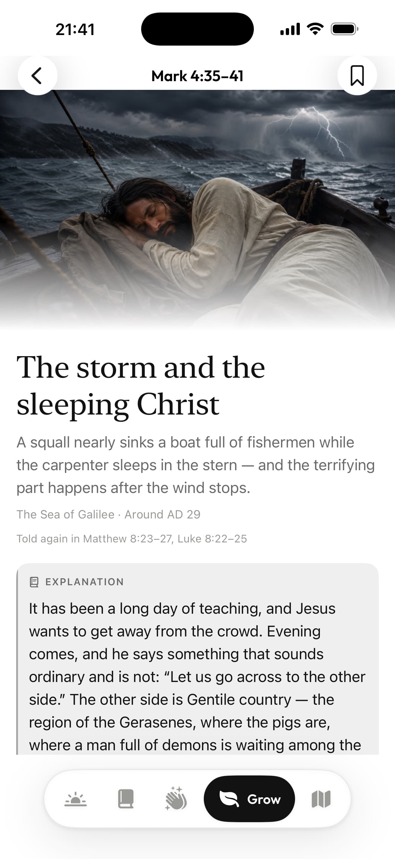 My Story — the archive assembled into a chronological narrative.